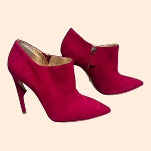 Jerome C. Rousseau Suede Ankle Booties